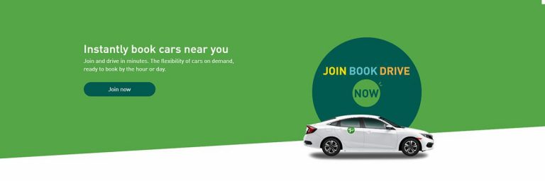 Screenshot Of Zipcar Website